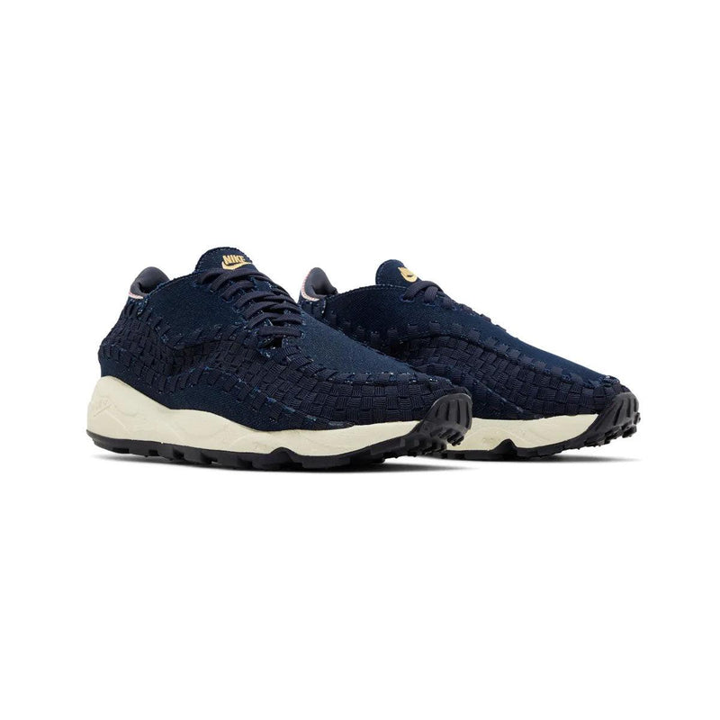Wmns Nike Air Footscape Raw Denim Wheat Gold White Black HF1759-400 Sneaker