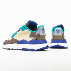Adidas Nite Jogger Desert Sand Simple Brown Blue Grey White Beige Sneaker Shoe