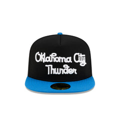 New Era Oklahoma City Thunder Dashmark Mesh White Blue Gray 59Fifty 5950 Fitted