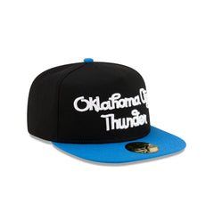 New Era Oklahoma City Thunder Dashmark Mesh White Blue Gray 59Fifty 5950 Fitted