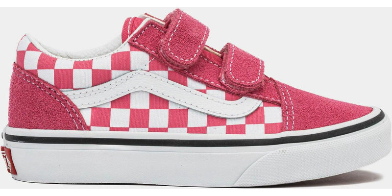 Old Skool V Preschool Lifestyle Shoes (White/Pink)
