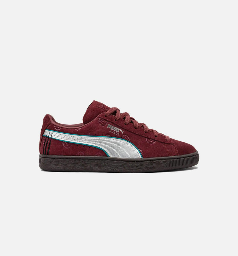 Puma One Piece Suede Red Haired Shanks Red Blue 396521 01 Shoe Sneaker Trainer