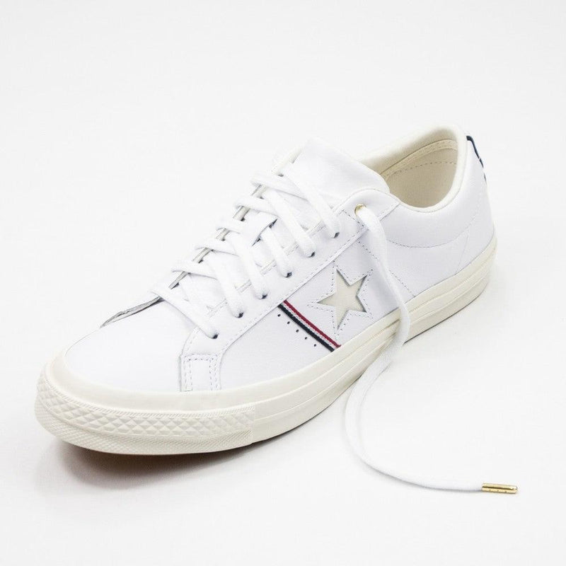 Converse One Star Ox White Enamel Red Egret Shoe Sneaker Trainer