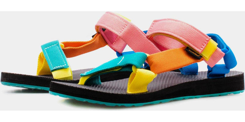 Wmns Teva Original Universal Black Pink Blue Orange Multi 1003987 Slipper Sandal