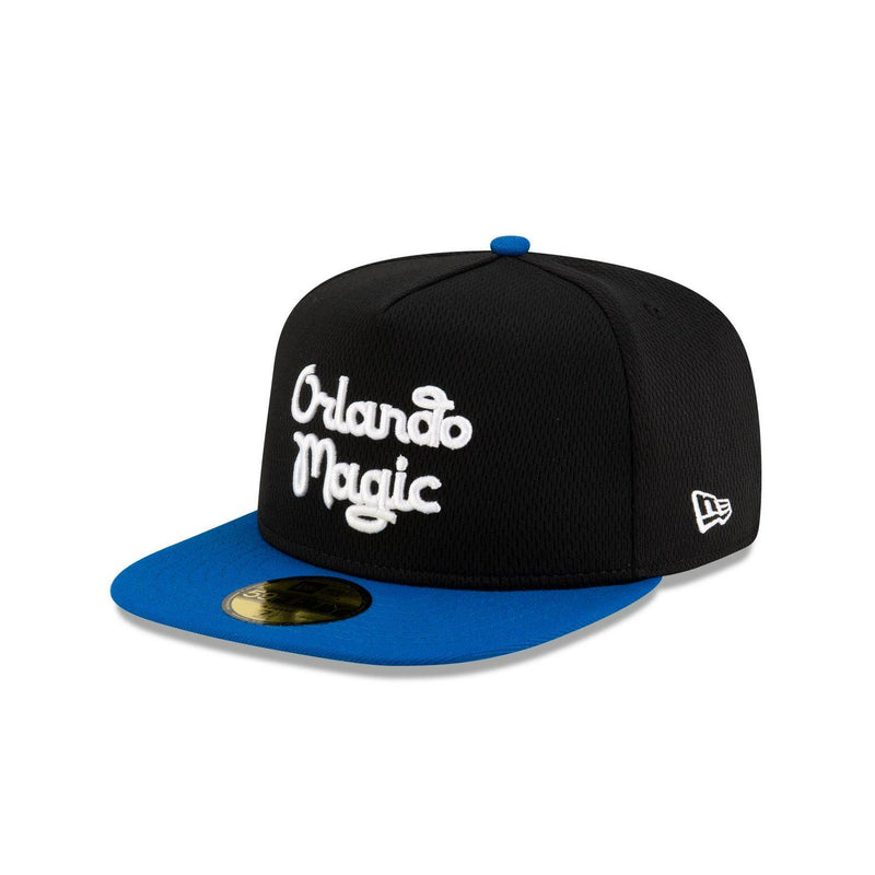 New Era Orlando Magic Dashmark Mesh Black White Blue Gray 59Fifty 5950 Fitted
