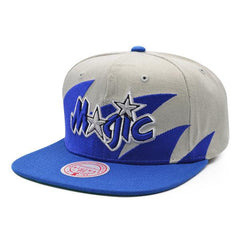 Mitchell And Ness Orlando Magic NBA SHARKTOOTH Royal Blue Gray Green Snapback