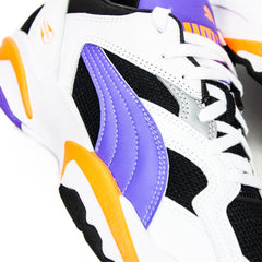 Puma Performer Retro Black Liminou Purple Orange White Yellow Sneaker Shoe