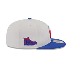New Era Philadelphia 76ers '25 ASG Chrome White Blue Gray 59Fifty 5950 Fitted