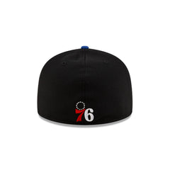 New Era Philadelphia 76ers Dashmark Mesh Black  Blue Gray 59Fifty 5950 Fitted