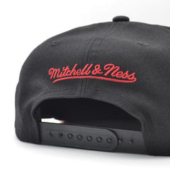 Mitchell And Ness Philadelphia 76ers SWINGMAN POP Black White Red Patch Snapback