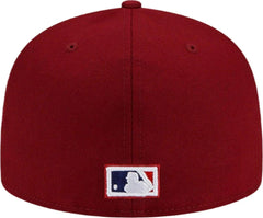 New Era Philadelphia Phillies '80 WS Cardinal Red White Grey 59Fifty Fitted Hat
