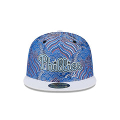 New Philadelphia Phillies Jacquard Crown White Gray 59Fifty 5950 Patch Fitted