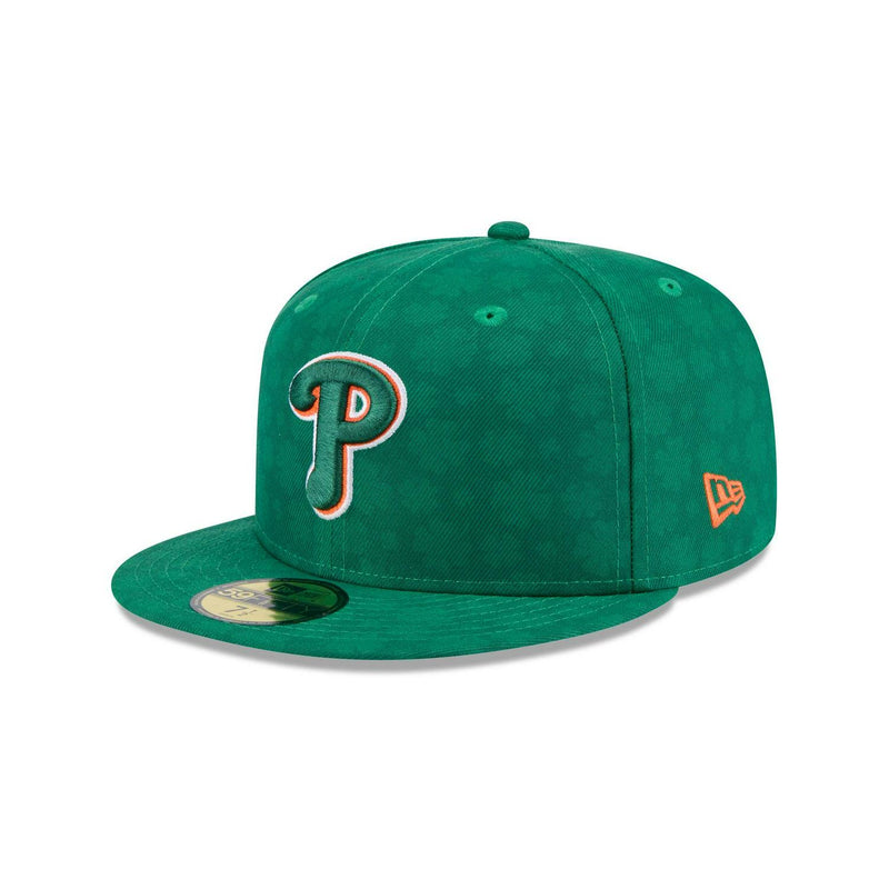 New Era Philadelphia Phillies St. Patrick's Day Green Gray 59Fifty 5950 Fitted