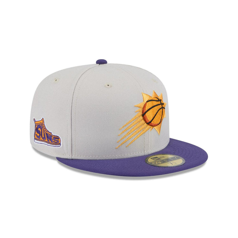 New Era Phoenix Suns '25 ASG White Orange Purple Gray 59Fifty 5950 Patch Fitted