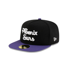 New Era Phoenix Suns Dashmark Mesh Black Purple Gray 59Fifty 5950 Patch Fitted
