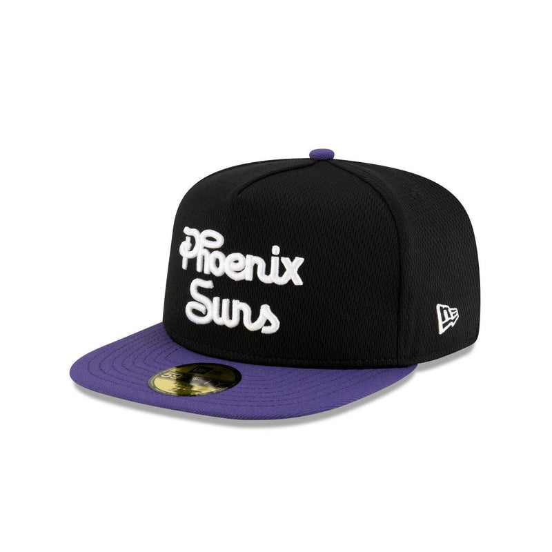 New Era Phoenix Suns Dashmark Mesh Black Purple Gray 59Fifty 5950 Patch Fitted