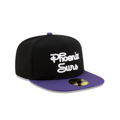 New Era Phoenix Suns Dashmark Mesh Black Purple Gray 59Fifty 5950 Patch Fitted