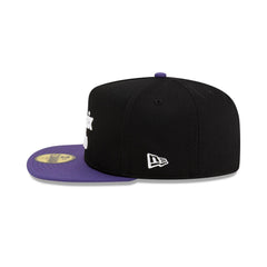 New Era Phoenix Suns Dashmark Mesh Black Purple Gray 59Fifty 5950 Patch Fitted