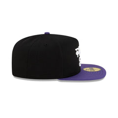 New Era Phoenix Suns Dashmark Mesh Black Purple Gray 59Fifty 5950 Patch Fitted