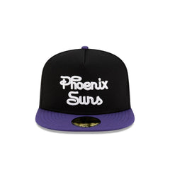 New Era Phoenix Suns Dashmark Mesh Black Purple Gray 59Fifty 5950 Patch Fitted