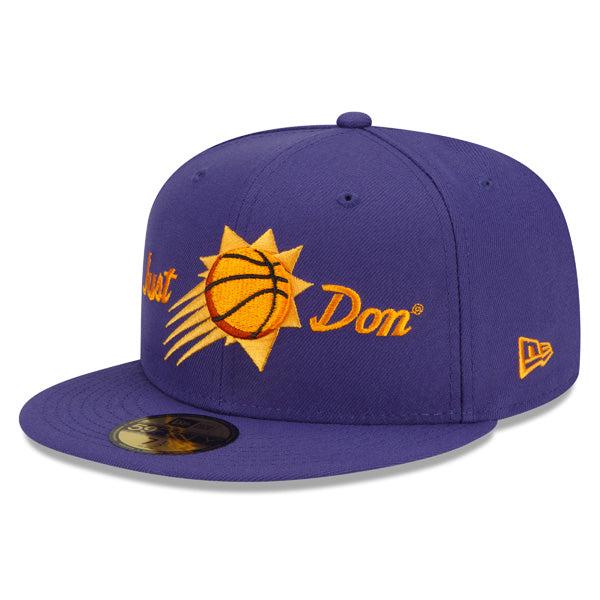 New Era Phoenix Suns Just Don C NBA Purple Gray Orange 59Fifty 5950 Patch Cap