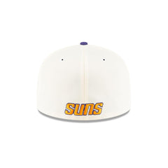New Era Phoenix Suns Mascot White Purple Gray 59Fifty 5950 Patch Fitted Cap Hat