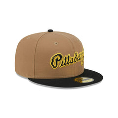New Era Pittsburgh Pirates Brown Black Gray 59Fifty 5950 Patch Fitted Cap Hat