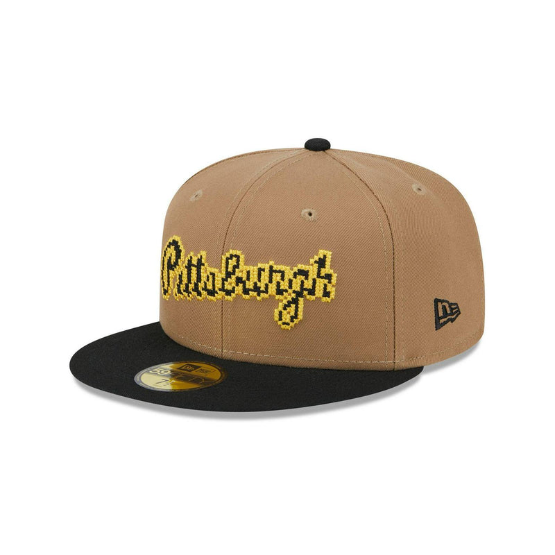 New Era Pittsburgh Pirates Brown Black Gray 59Fifty 5950 Patch Fitted Cap Hat