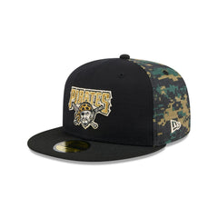 New Era Pittsburgh Pirates '06 ASG Digi Camo Black Gray 59Fifty 5950 Fitted Hat