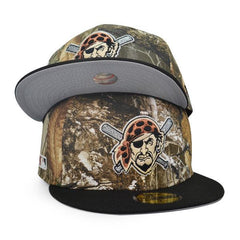 New Era Pittsburgh Pirates Tree Camo Green Black White 59Fifty 5950 Patch Fitted