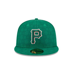 New Era Pittsburgh Pirates St. Patrick's Day 2025 Green Gray 59Fifty 5950 Fitted