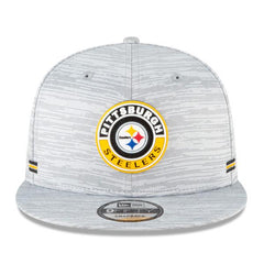 New Era Pittsburgh Steelers '20 Gray Yellow 9Fifty 950 Patch Snapback Hat