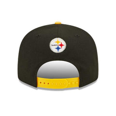 New Era Pittsburgh Steelers '22 Black Yellow White Grey 9Fifty 950 Patch Snapback