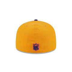 New Era Pittsburgh Steelers Gold White Blue Ink 59Fifty 5950 Patch Fitted Hat