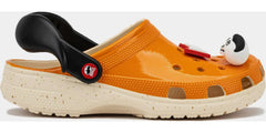 Crocs Pringles Classic Clog Red Orange Black Beige White 209642-6AD Slide Sandal