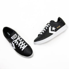 Converse Pro Leather Ox Black White Gold Sneaker Shoe Trainer