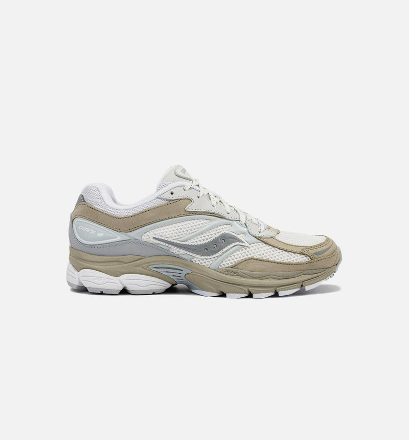 Saucony Progrid Omni 9 Cloud Elm White Beige Grey Blue S70833-1 Sneaker Shoe