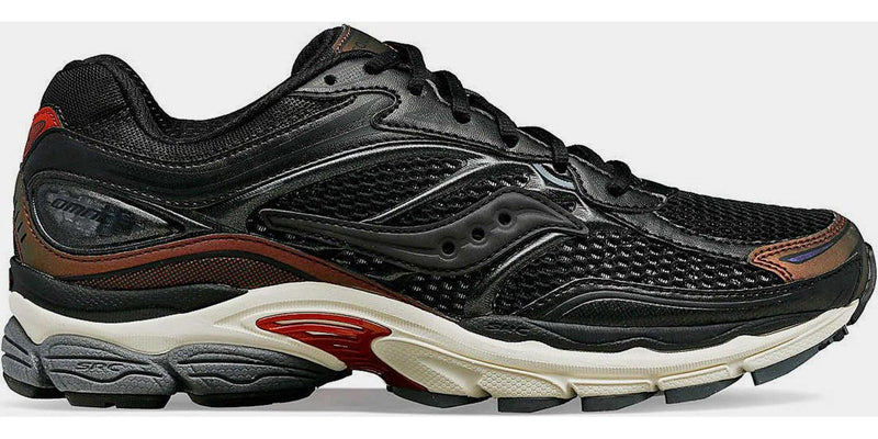 Saucony Progrid Omni 9 Disrupt Black Brown White Red Grey S70809-2 Sneaker Shoe