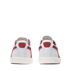Puma Clyde Made In Italy White Intense Red Brown 398509 02 Sneaker Shoe Trainer