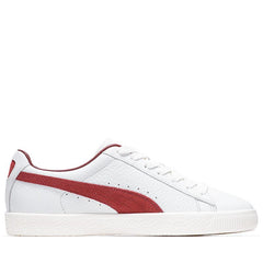 Puma Clyde Made In Italy White Intense Red Brown 398509 02 Sneaker Shoe Trainer