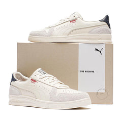 Puma Indoor OG Frosted Ivory White Black Red 397254-01 Sneaker Shoe Trainer