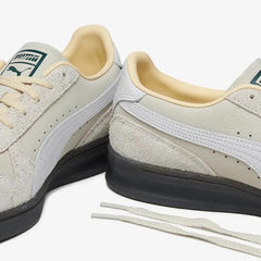 Puma Indoor PRM Vapor Sole White Brown Yellow 398179-01 Sneaker Shoe Trainer