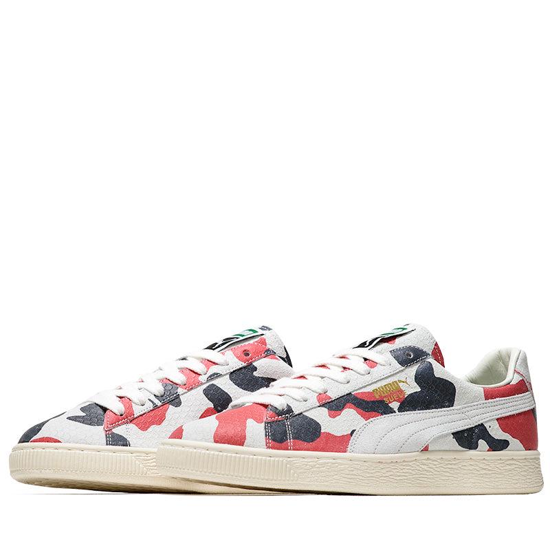 Puma Suede Made In Japan KOI White Red Black Green 398561 01 Sneaker Shoe
