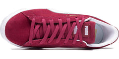 Puma Suede Status Symbol Burgundy Red Pink White 389472-01 Sneaker Shoe Trainer
