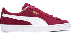 Puma Suede Status Symbol Burgundy Red Pink White 389472-01 Sneaker Shoe Trainer