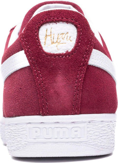 Puma Suede Status Symbol Burgundy Red Pink White 389472-01 Sneaker Shoe Trainer