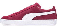 Puma Suede Status Symbol Burgundy Red Pink White 389472-01 Sneaker Shoe Trainer