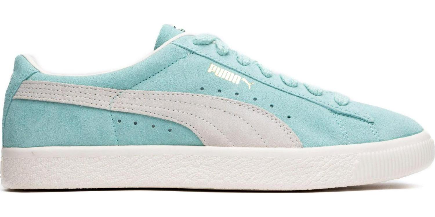 Puma Suede Vintage Sky Light Blue White Gray Lace Up 37492121 Shoe Sneaker