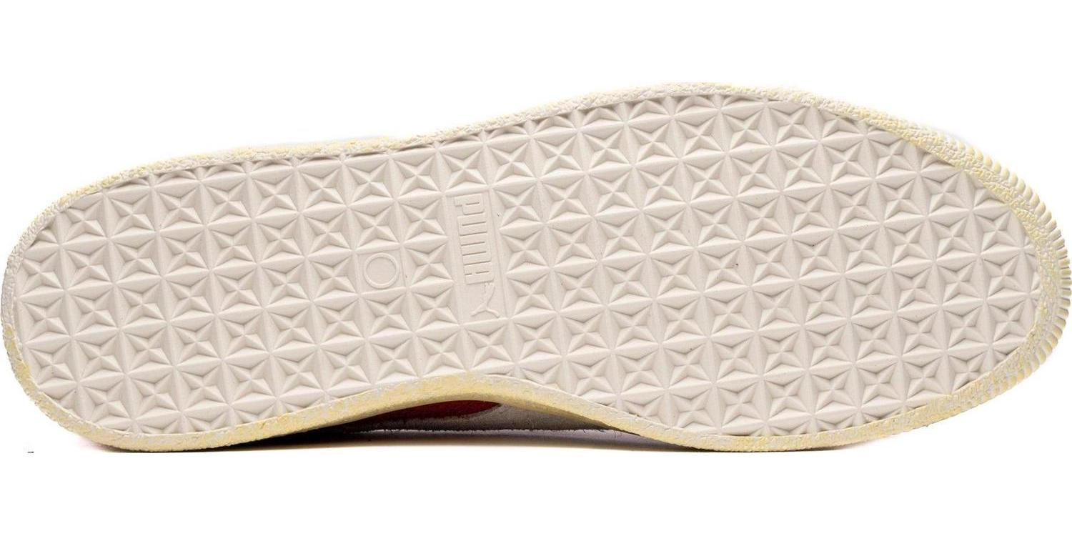 Puma Suede Vintage Neverworn III Warm White Club Red Suede Shoe Sneaker Trainer