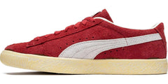 Puma Suede Vintage Neverworn III Warm White Club Red Suede Shoe Sneaker Trainer